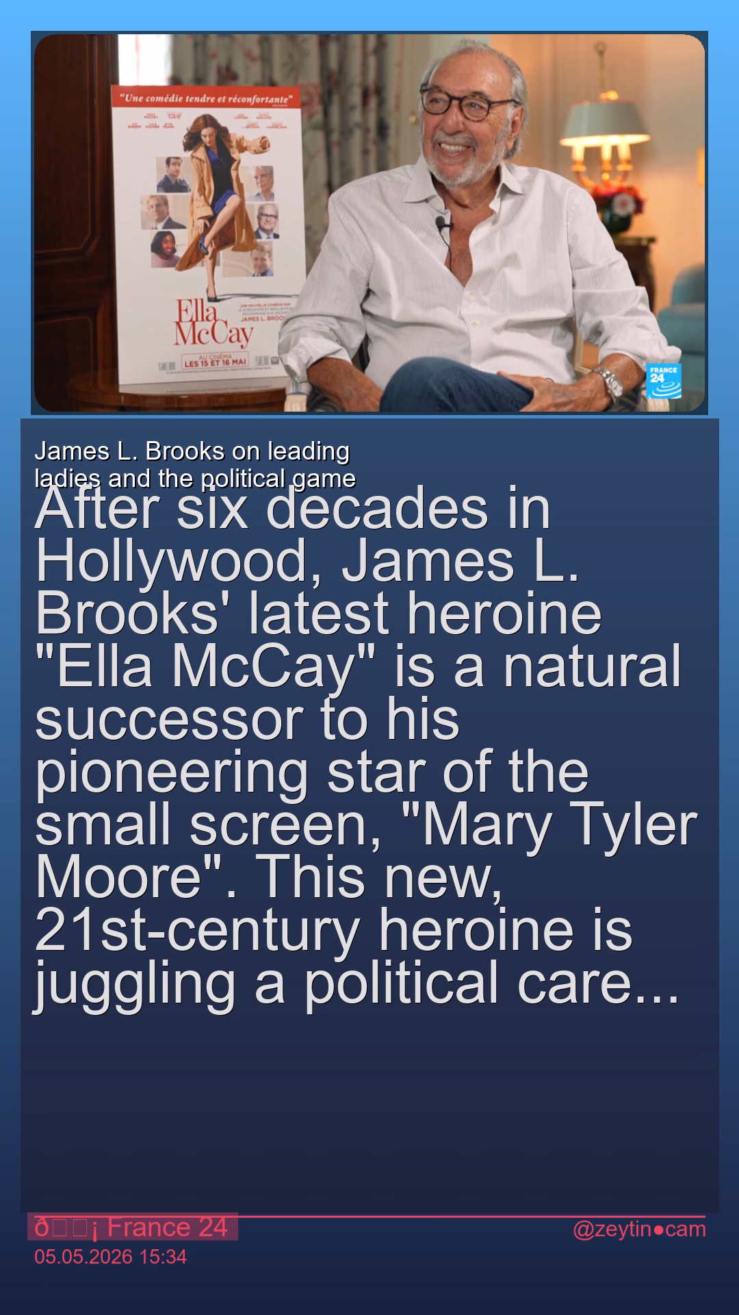 James L. Brooks on leading ladies and the political game